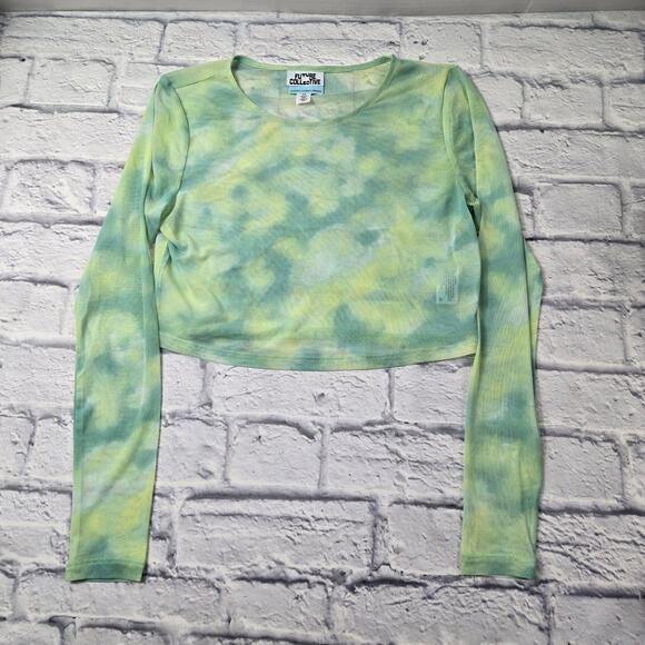 Future Collective Gabriella Karefa Johnson Mesh Crop Top size XS - Picture 1 of 9